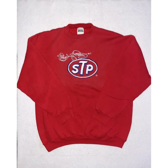 Vintage Richard Petty 43 STP Sweatshirt Mens XL Embroidered Nascar Crewneck RARE - Picture 1 of 6